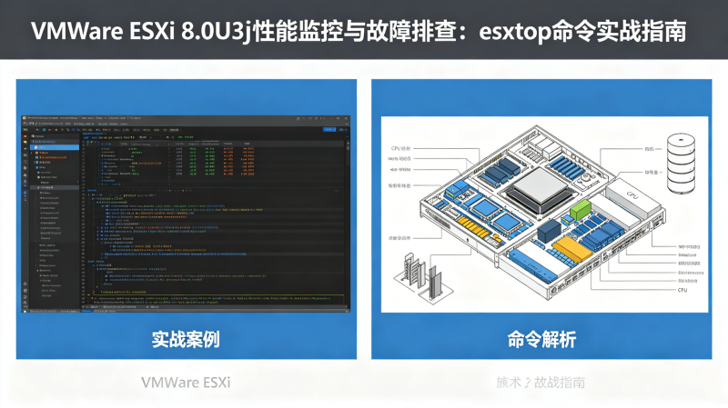 VMware ESXi 8.0U3j���ܼ��������Ų飺esxtop����ʵ