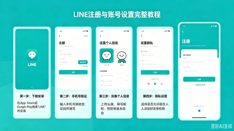 LINE��ôע�᣿LINEע�����˺����������̳�