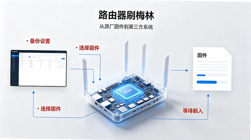 路由器刷梅林固件实战:解锁更多功能的完整教程 路由器刷梅林固件实战:解锁更多功能的完整教程