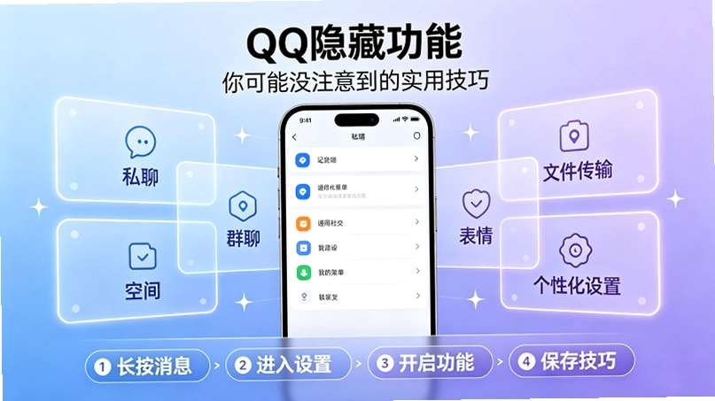 QQ隐藏功能大全:用了这么多年,这些技巧你肯定不知道 QQ隐藏功能大全:用了这么多年,这些技巧你肯定不知道