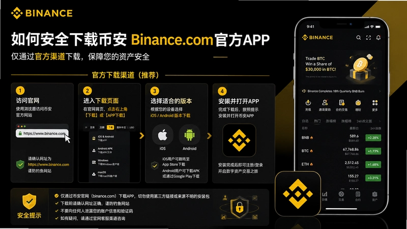 binance.com����,��ΰ�ȫ���رҰ�Binance.com�ٷ�APP