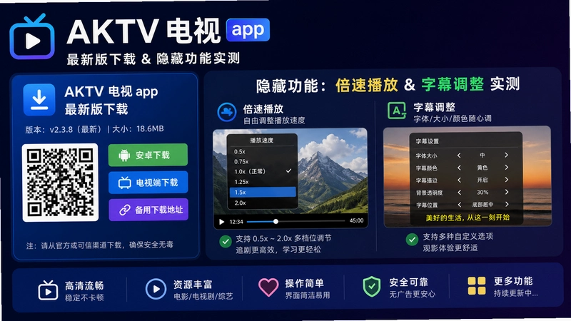 AKTV����app���°�����,AKTV����Ӧ�����ع���-���ٲ�������Ļ����ʵ��