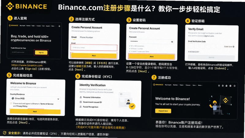 binance.com����,Binance.comע�Ჽ����ʲô������һ�������ɸ㶨