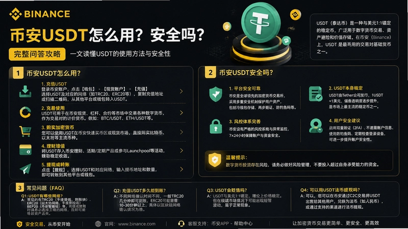 binance.comUSDT,币安USDT怎么用?安全吗?完整问答攻略
