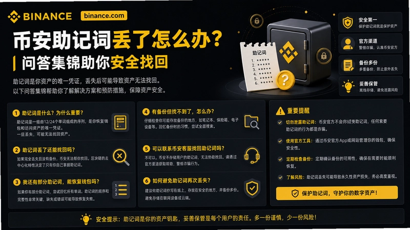 binance.com���Ǵ�,�Ұ����Ǵʶ�����ô�죿�ʴ𼯽����㰲ȫ�һ�