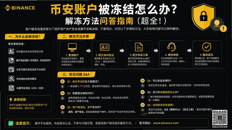 binance.com�ⶳ,��ȫ���Ұ��˻���������ô�죿�ⶳ�����ʴ�ָ��