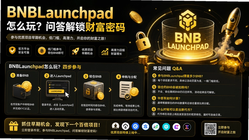 BNBLaunchpad,BNBLaunchpad怎么玩?问答解锁财富密码