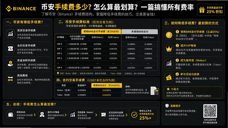 bi an手续费,币安手续费多少?怎么算最划算?一篇搞懂所有费率
