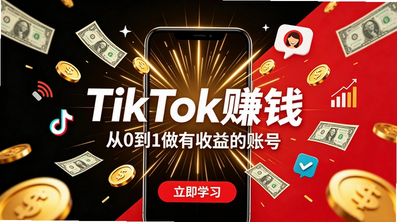 TikTok��ʲô��TikTok��ô׬Ǯ��ȫ���������Ž̳�