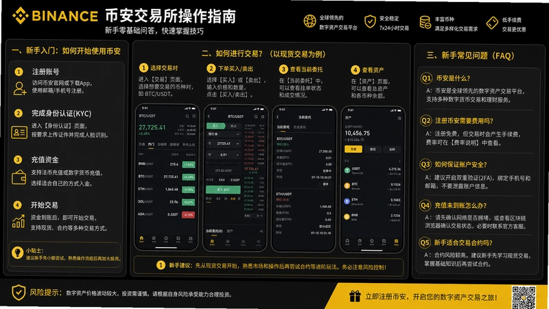 币安交易所操作,币安交易所操作怎么学?新手零基础问答快速掌握技巧