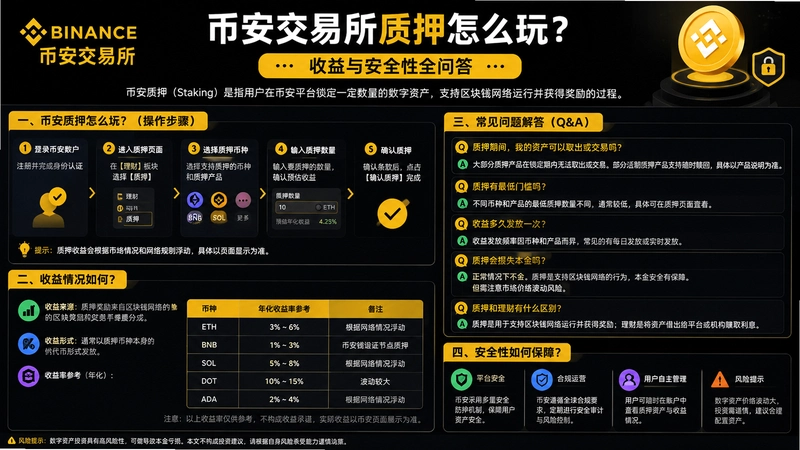 币安交易所质押,币安交易所质押怎么玩?收益与安全性全问答