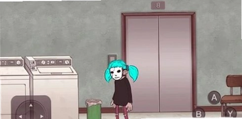 ��Ƥ��(Sally Face) ��Ϸ�����ͼ����ʾ����վ�ڹ�Ԣ���ȣ�����ɫ��ƫ����Ӫ��ֲ���Χ