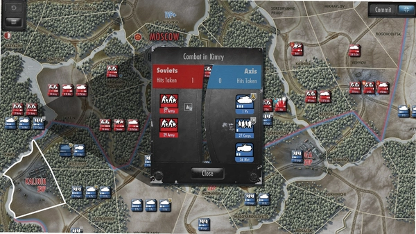 激战莫斯科(Drive on Moscow)新手操作界面