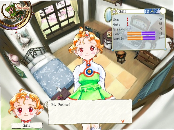 美少女梦工厂5(Princess Maker 5)女儿交友界面截图