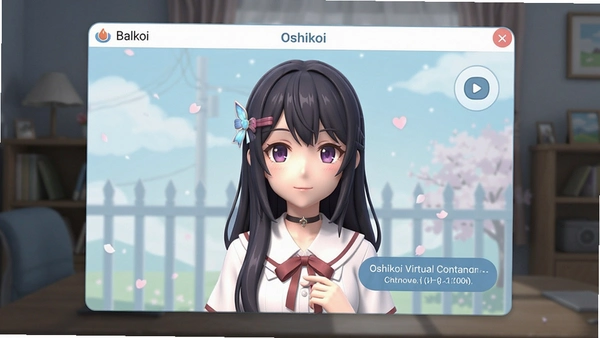 Oshikoi虚拟伴侣聊天界面预览图