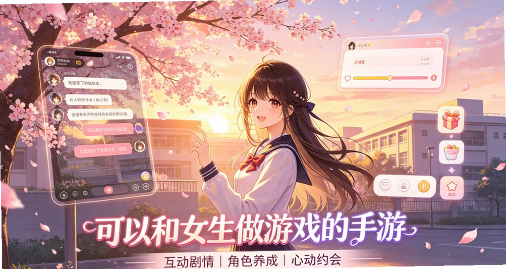 可以和女生做游戏的手游