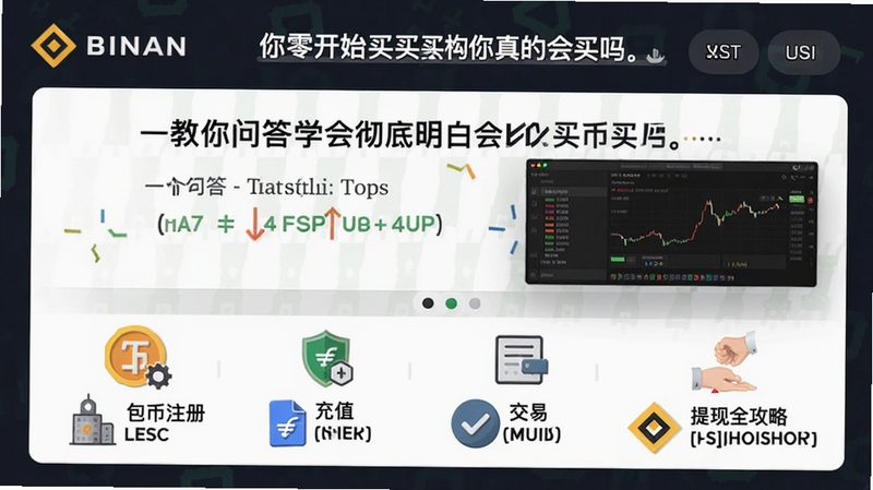 币安所买币你真的会买吗 一个问答让你彻底明白,教你从零开始学会在币安安全买币,包含注册、充值、交易、提现全攻略