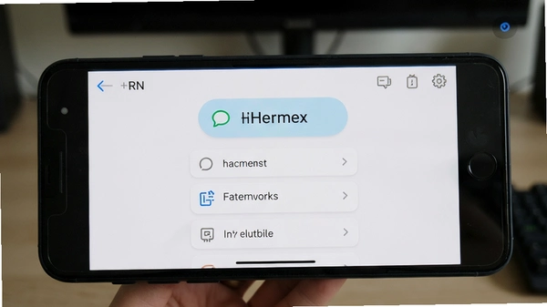 �����ֻ�����Hermex��ܵ�ʵ��ͼ���������ֻ���Ļ�ϵ�RNӦ�ý��棬���־��У��Ű�ɾ������дʵ��ϸ��������ʾ�����޶���Ԫ�أ����ʸ�