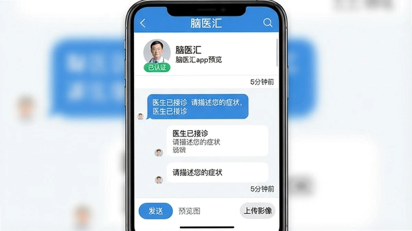���壺��ҽ��app�������ʴ�����ͼ��������ʾҽ��ͷ���ְ�ƣ��в�Ϊ����������ҽ���ظ����ݣ��ײ��С����͡���ť�͡��ϴ�Ӱ����ڡ����֣����ϵ�������Ϊ���������Ի��������������Ű棺�Ի����������Ұף���������������ִ����ҽ�Ʒ�񣬱�ƽ����ơ�ϸ�ڣ�ҽ��ͷ�����С�����֤����ɫ��ʶ������ʱ����ʾΪ��5����ǰ�������ʣ����壬�ɾ��޶���Ԫ�أ�ͼƬ��������ʾ��ҽ���ѽ��������������֢״����alt=����ҽ��appԤ��ͼ��