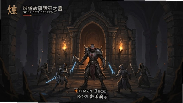 烛堡故事毁灭之墓 BOSS击杀演示