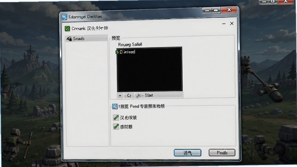 汉化补丁安装界面预览图