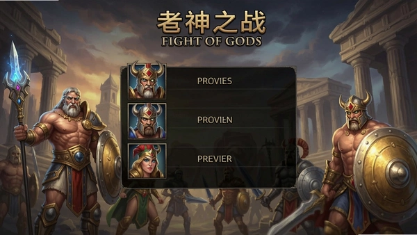����֮սFight of Gods ��ɫѡ�����Ԥ��ͼ