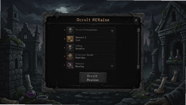 Occult RERaise ���ý����Ż�ָ��