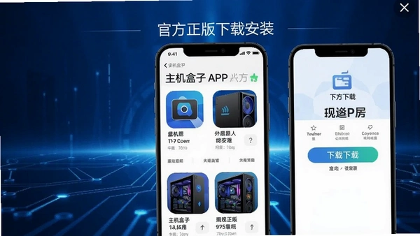 ��������APP�ٷ��������ذ�װ�����ͼ��չʾӦ���̵�ҳ���������ذ�ť������Ϊ��ɫ�Ƽ��磬�������