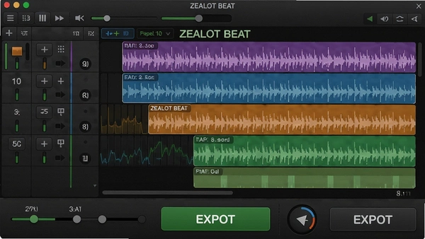 ZEALOT BEAT ����������Ԥ��ͼ����ʾ���졢�������뵼����ť