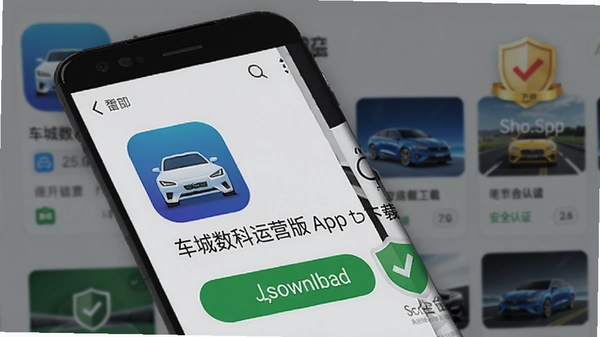 ����������Ӫ��App���ذ�װ���棬չʾ��׿�ֻ���Ļ�ϵ�Ӧ��ͼ������ذ�ť������ΪӦ���̵�ҳ�棬ͻ����ȫ��֤��ʶ