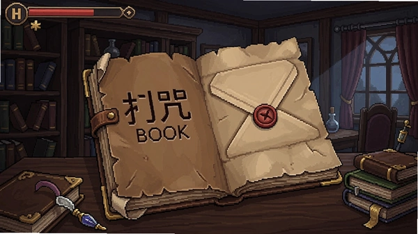 诅咒书信 游戏截图 书房场景