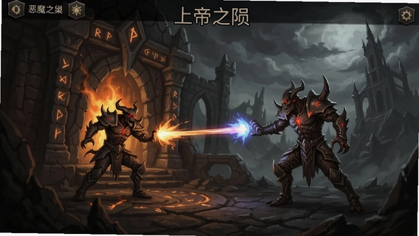 恶魔之巢上帝之陨战斗界面