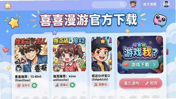 ϲϲ���ιٷ����ؽ��棬չʾ�����Ƽ�����Ϸ������ڣ�ɫ�����ޣ���������