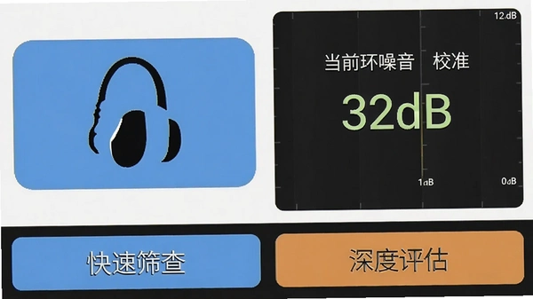 ��������������׿�������棬���Ϊ����������ť���Ҳ���ʾ��ǰ��������32dB��У׼��ʾ���ײ��п���ɸ������������ڣ�������������