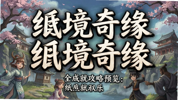 纸境奇缘全成就攻略预览图