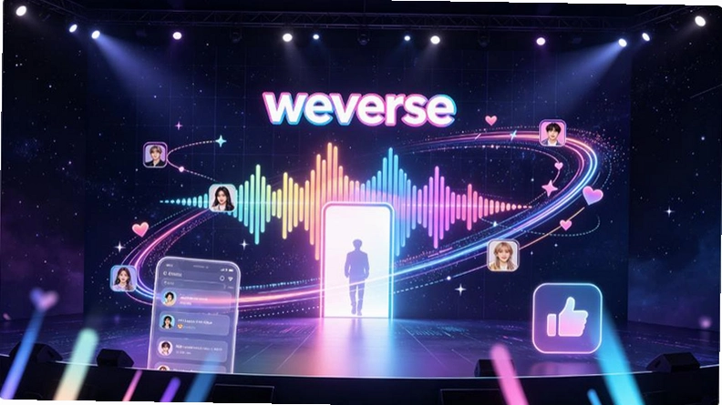 weverse�Ǹ�ʲô�ģ��Ͱ��������Ӵ���������Ļ�����ͷ