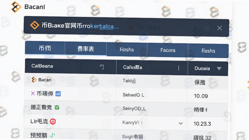 币安官网费率表预览图