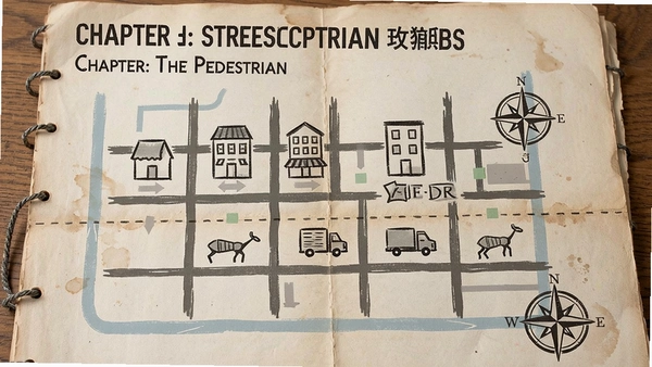 ������The Pedestrian��һ�½ֵ�����ͼ