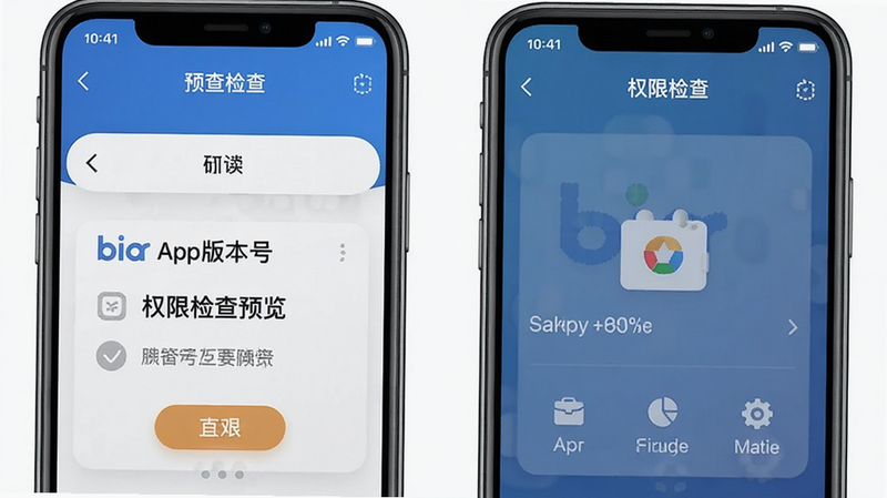 bi��App�汾����Ȩ�޼��Ԥ��ͼ
