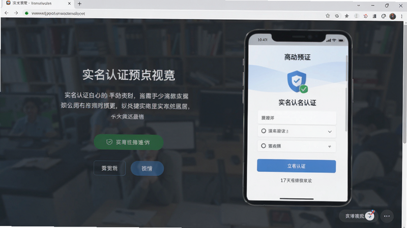 实名认证界面预览图