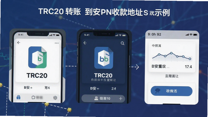 TRC20转账到b安收款地址示例图