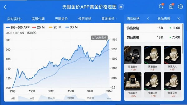 ���۽��APP�ƽ�۸�����ͼ���棬�����ʾʵʱ���ߣ��Ҳ�Ϊ��Ʒ�۸����ͼƬԤ��������UI������ɫ��������������
