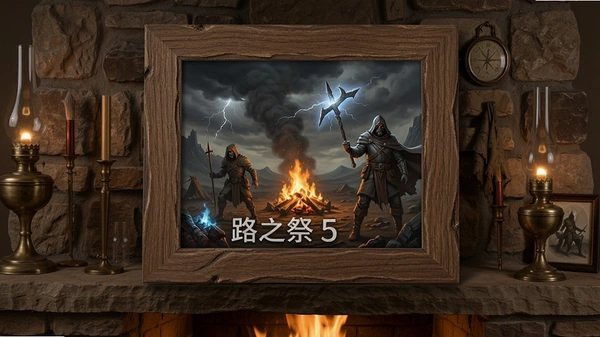 路之祭5风暴中心 壁炉相框