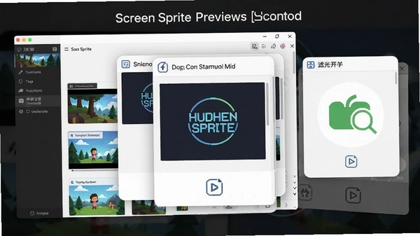 Screen SpriteԤ��ͼ չʾ����������͹�����ͼ���������á��˹⿪����������ģ����Ӿ�ʾ��