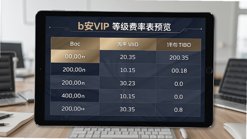 b安VIP等级费率表预览图