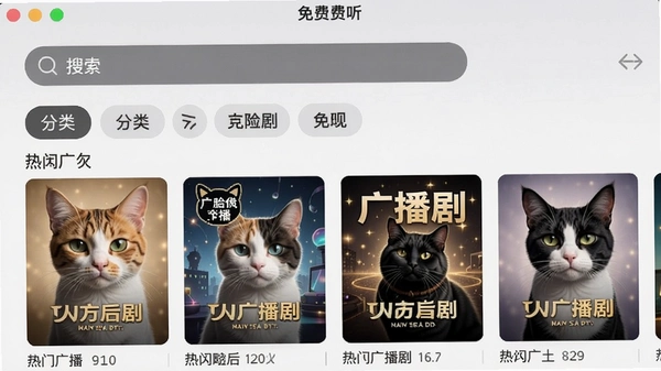 è���㲥��������������棬չʾ�������������ǩ�����Ź㲥�����