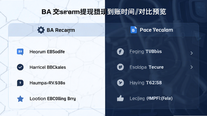 BA交易所提现到账时间对比预览图
