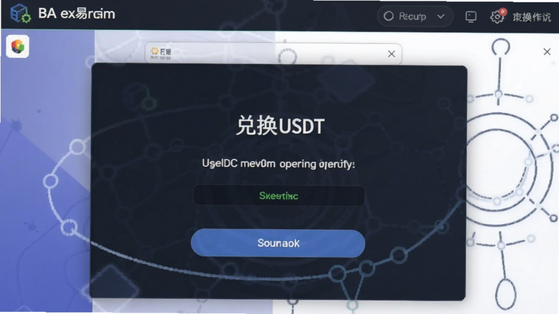 BA交易所兑换USDT操作界面预览图