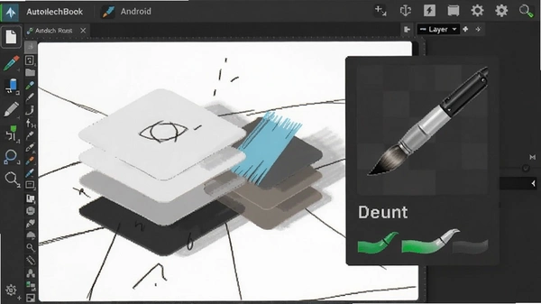 Autodesk SketchBook��׿��ͼ�����ˢ��ݲ���Ԥ��ͼ